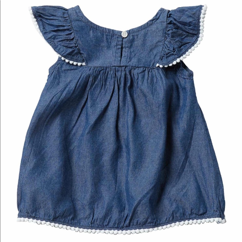 7 For All Mankind Eyelet Flutter Sleeve Dress Set - Picture 11 of 11